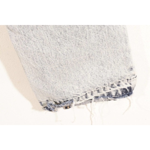 Nasty Gal Collection Acid Wash Ankle Slit Mom Style Denim Jeans US 1 - Picture 3 of 16